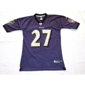 Baltimore Ravens #27 Rice NFL Reebok Jersey Youth? XL Onfield or tight adult?